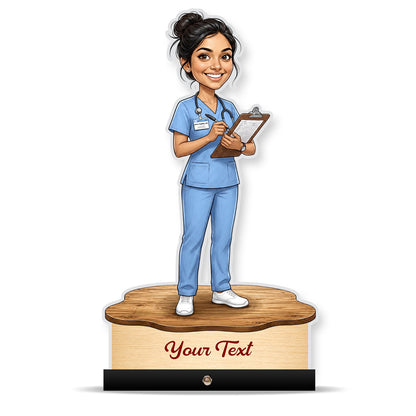 Medical Nurse Caricature C743
