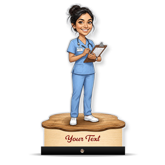 Medical Nurse Caricature C743