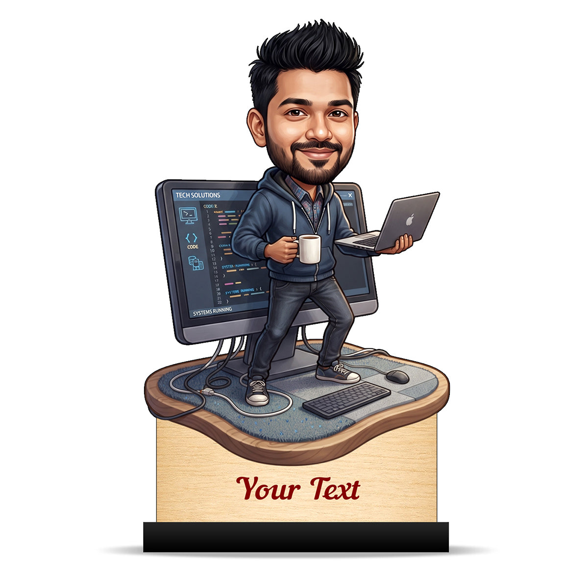 Personalized IT Professional Caricature C987