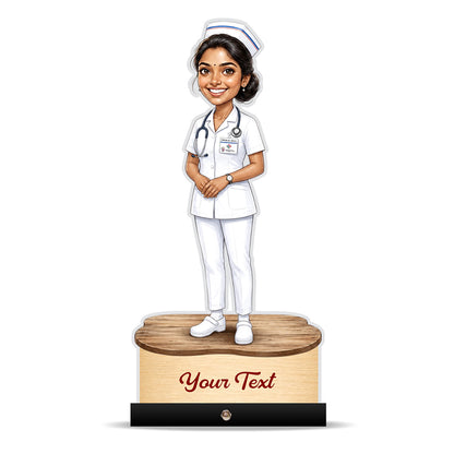 Medical Nurse Caricature C744