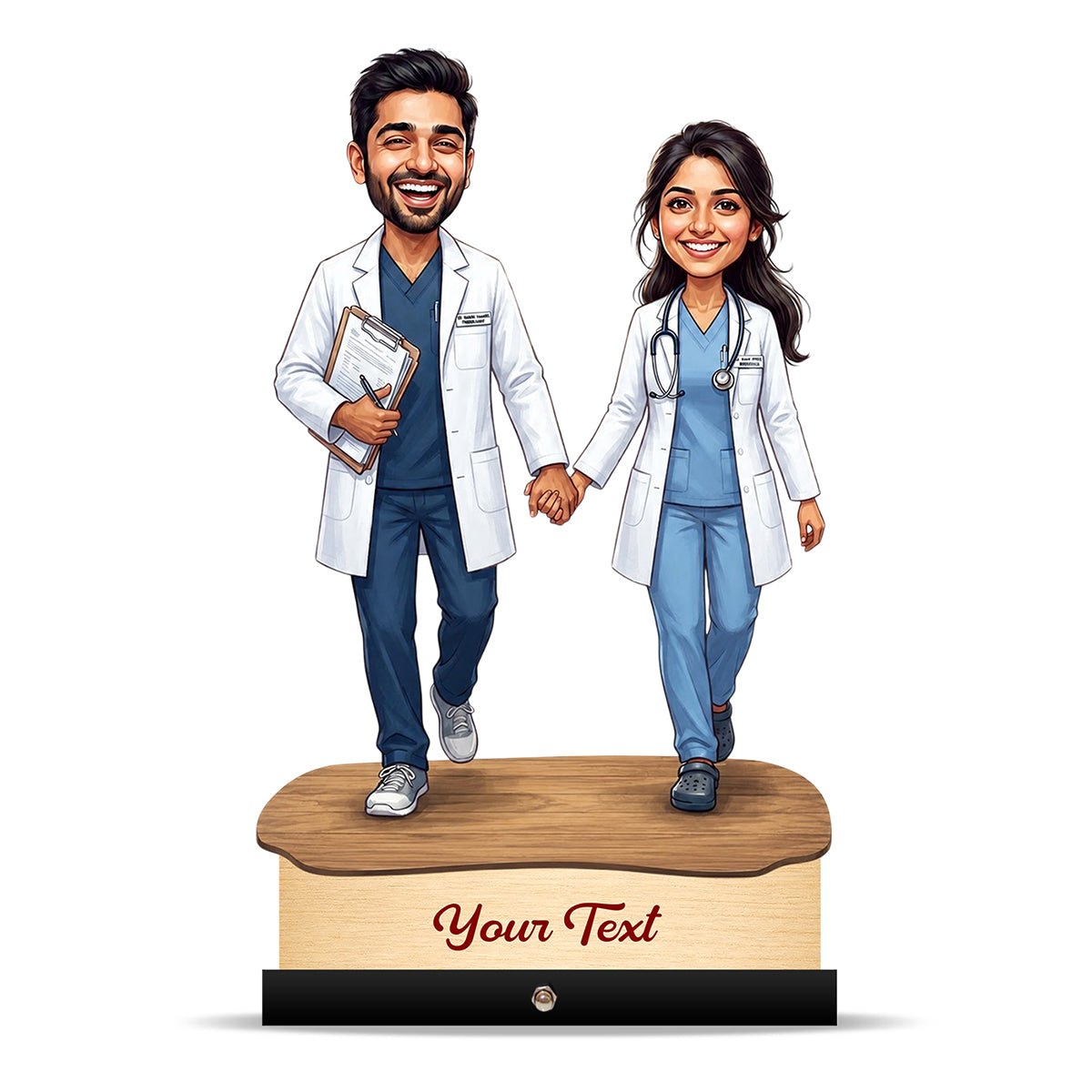 Couple Doctor Caricature C601