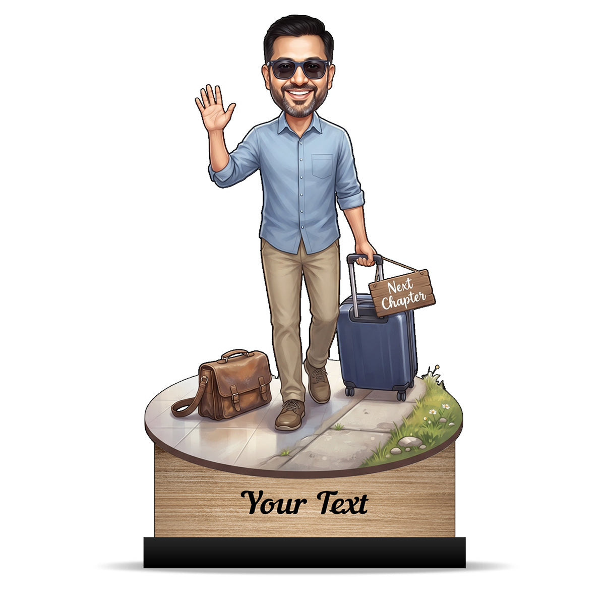 Personalized Male Retirement Caricature C1040