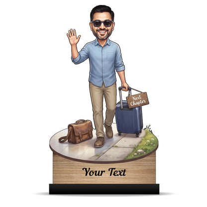 Personalized Male Retirement Caricature C1040