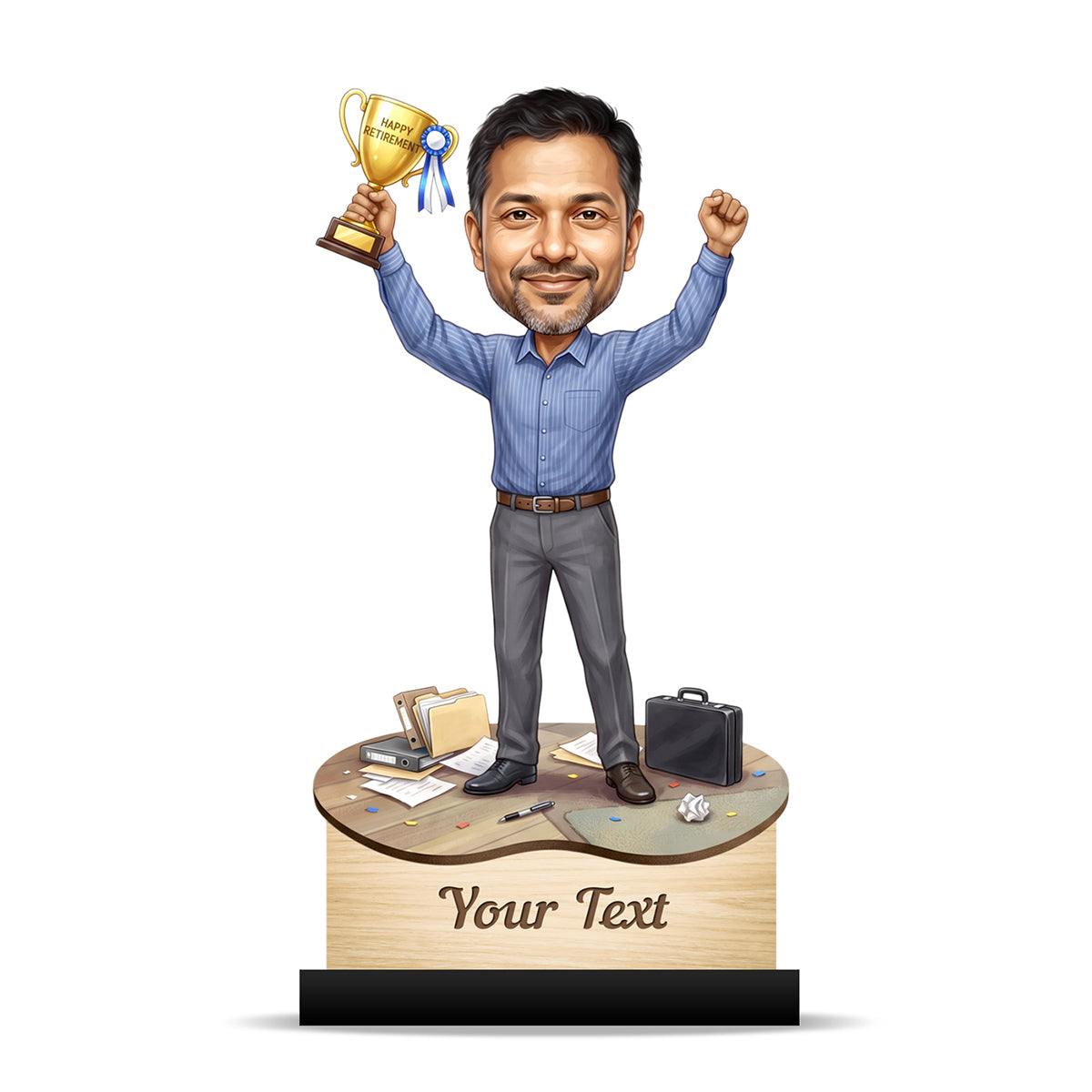 Personalized Male Retirement Caricature C1070