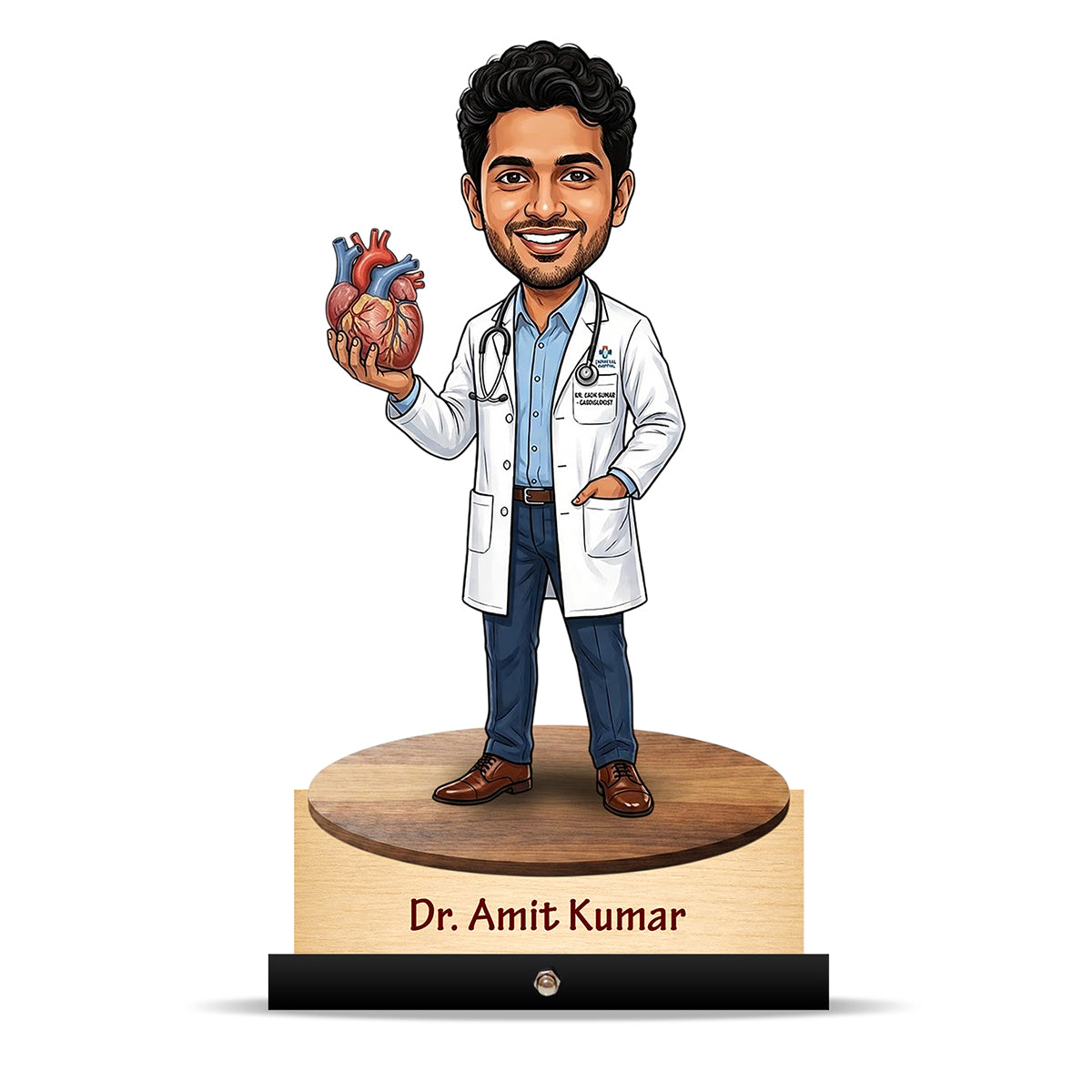 Cardiologist Doctor Caricature C484