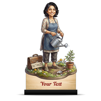 Personalized Female Retirement Caricature C1048