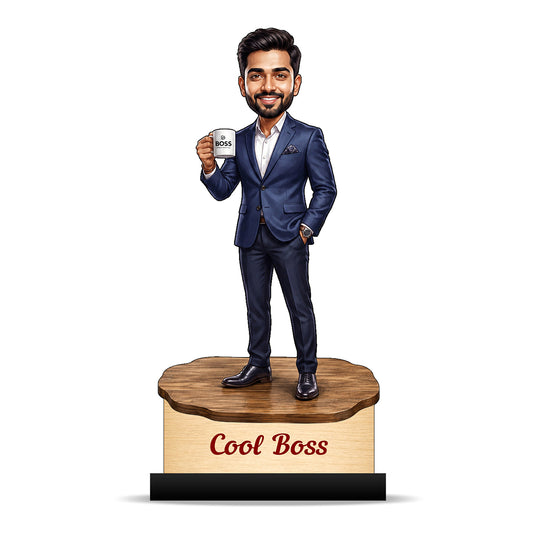 Personalized Cool Boss Caricature C819