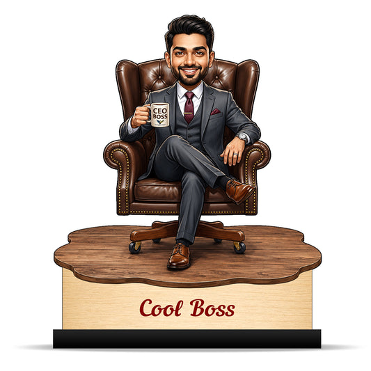 Personalized Cool Boss Caricature C840