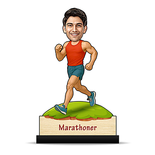 Marathon Runner Caricature C392