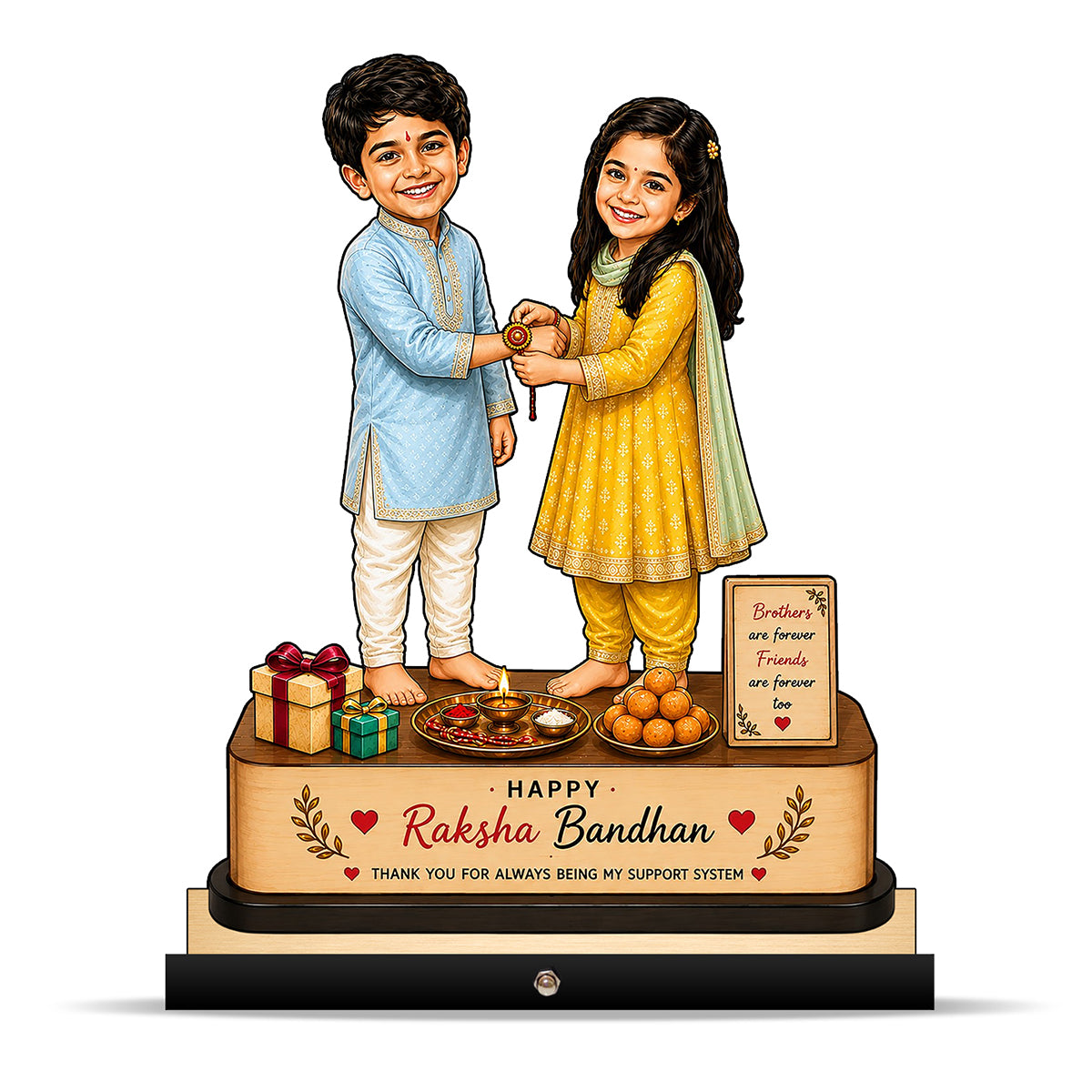 Raksha Bandhan Caricature C474