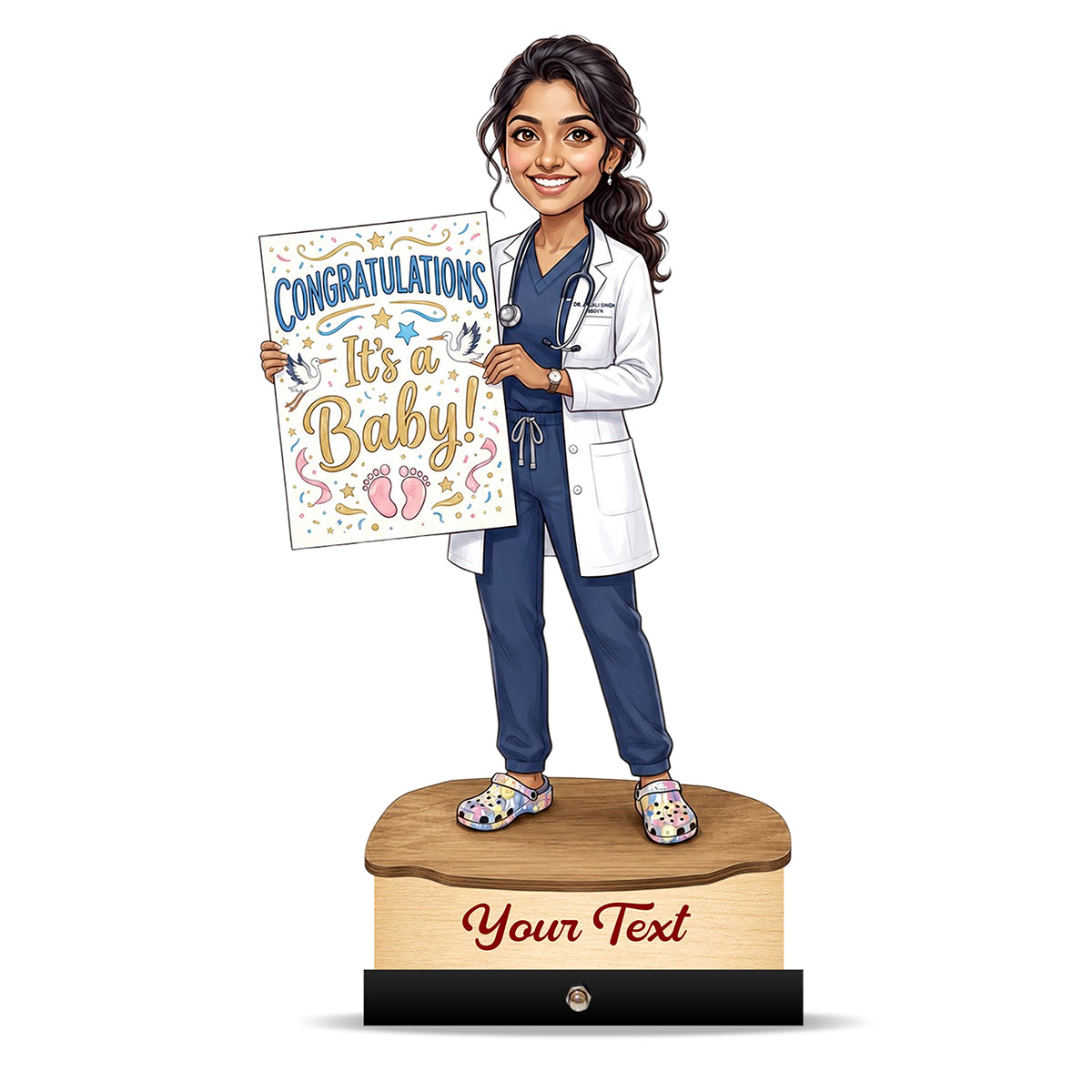 Gynecologist Doctor Caricature C623