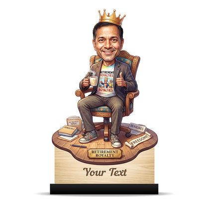 Personalized Male Retirement Caricature C1084