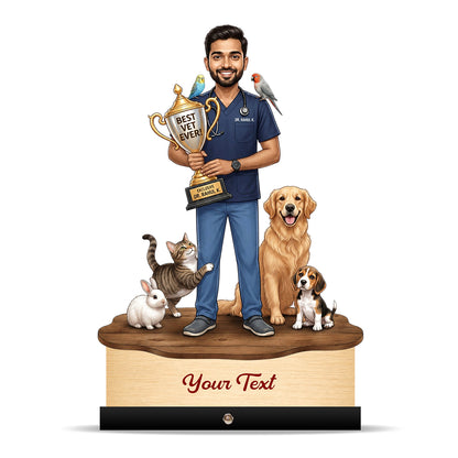 Veterinary Doctor Caricature C685
