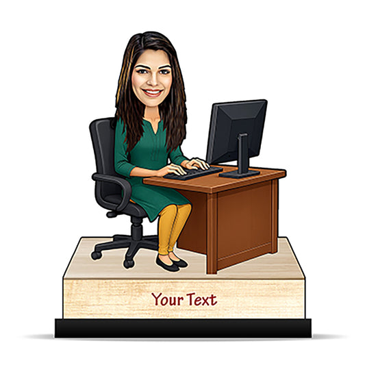 Corporate Female Caricature C374