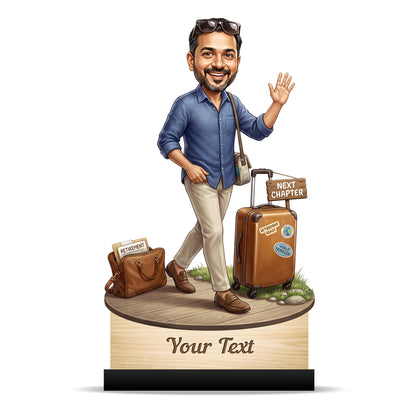 Personalized Male Retirement Caricature C1081