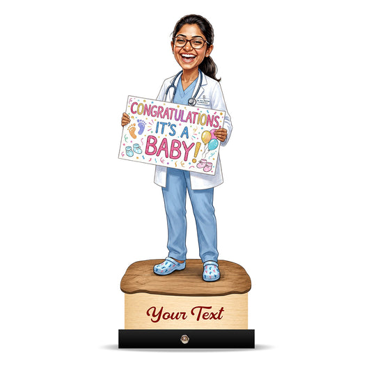 Gynecologist Doctor Caricature C626