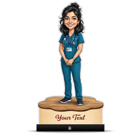 Medical Nurse Caricature C752
