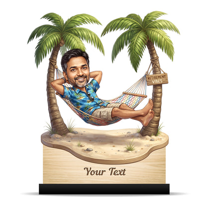 Personalized Male Retirement Caricature C1072
