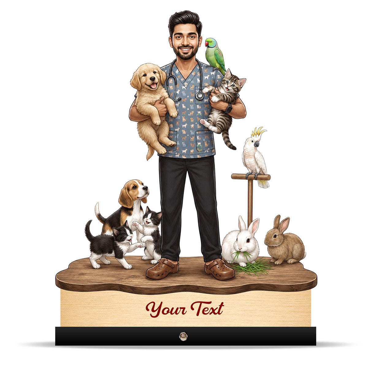 Veterinary Doctor Caricature C722