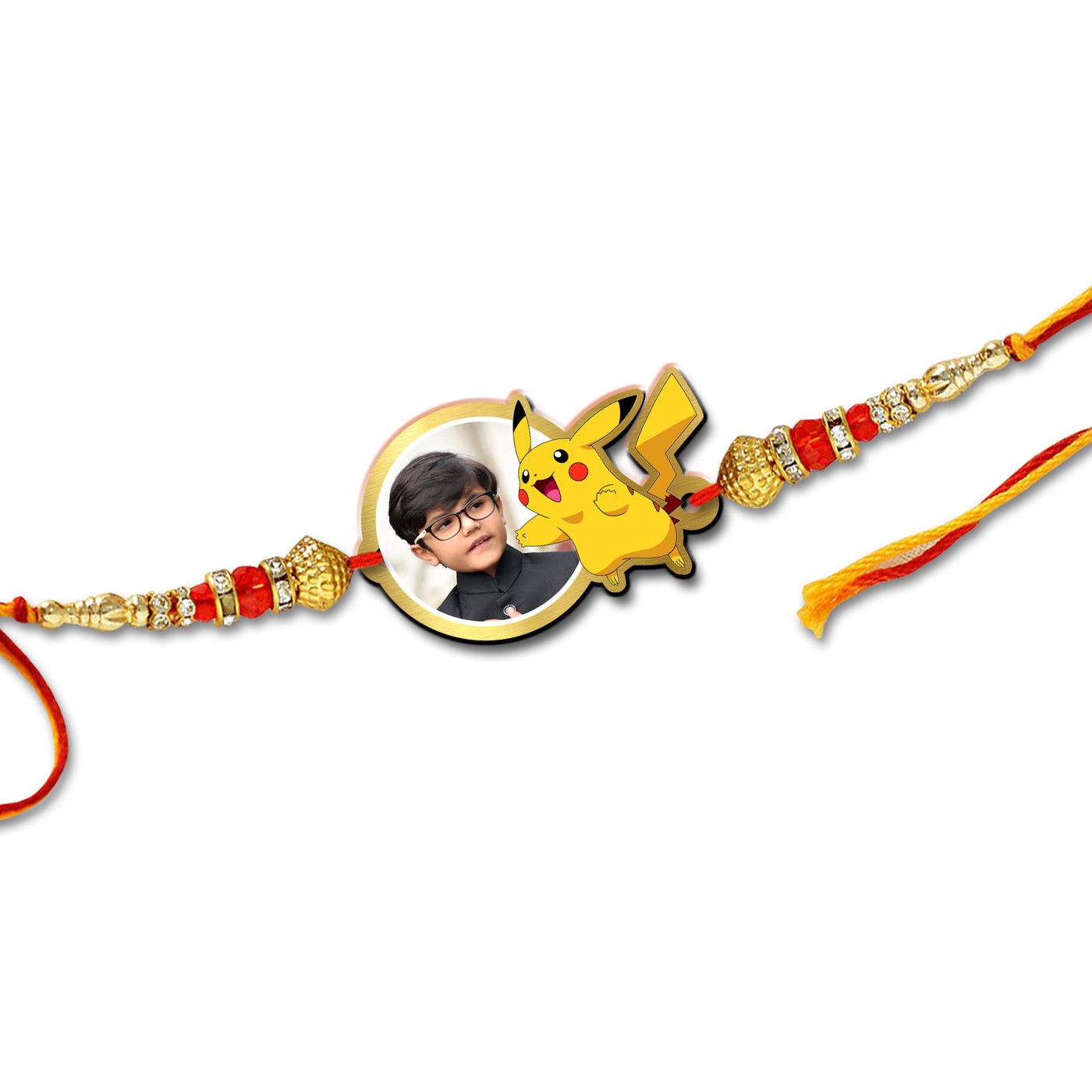 Pikachu Kids Photo Rakhi R014