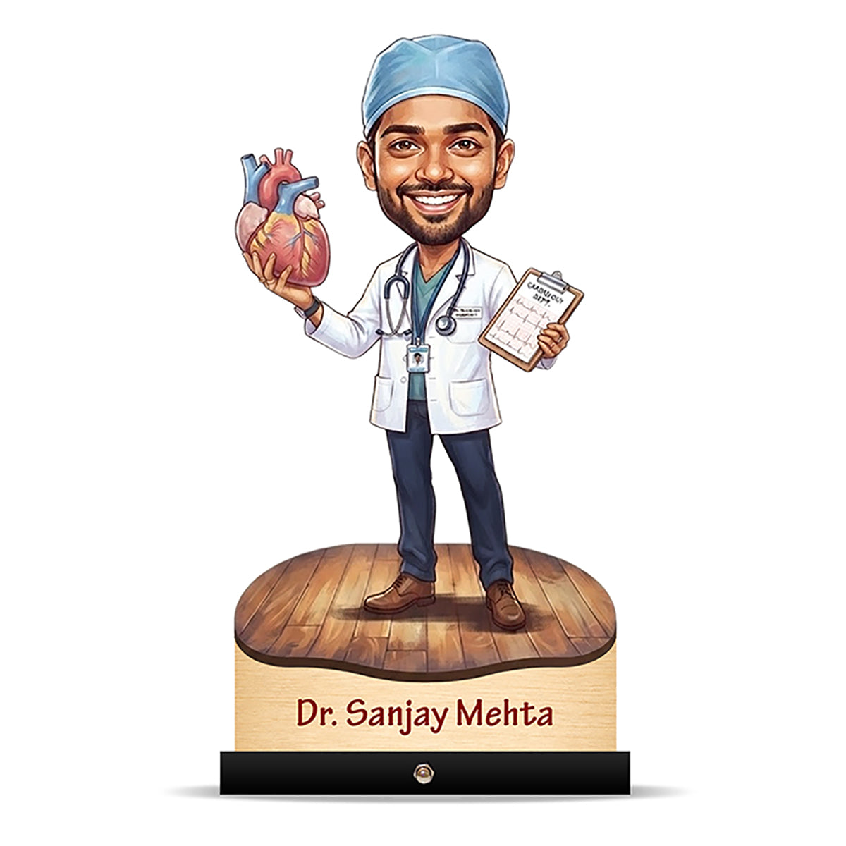 Cardiologist Doctor Caricature C487