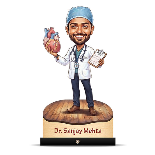 Cardiologist Doctor Caricature C487