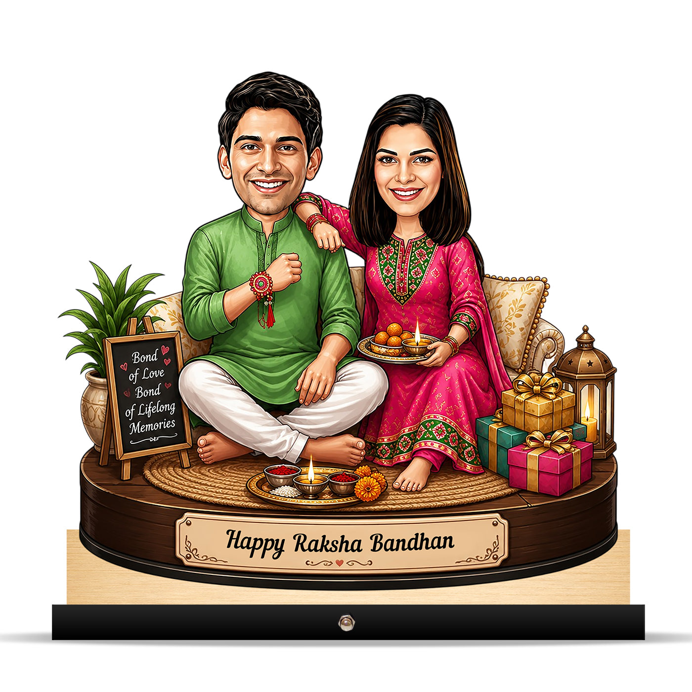 Raksha Bandhan Caricature C469