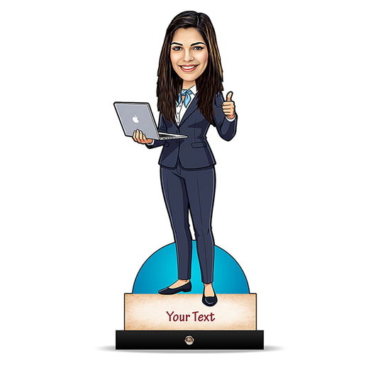 Corporate Female Caricature C429