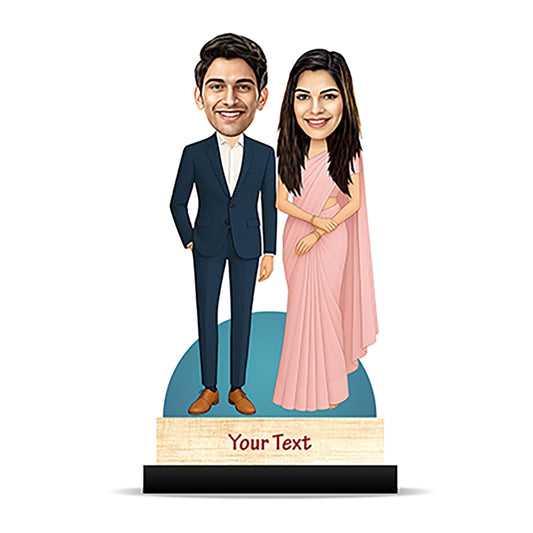 Traditional Couple Caricature C379