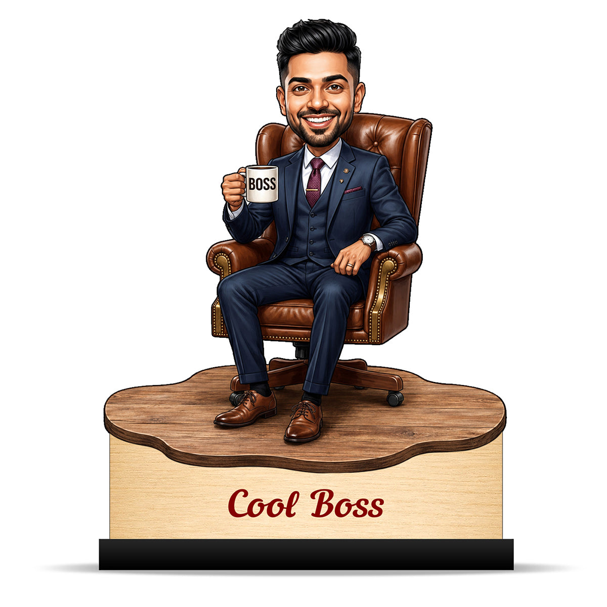 Personalized Cool Boss Caricature C842
