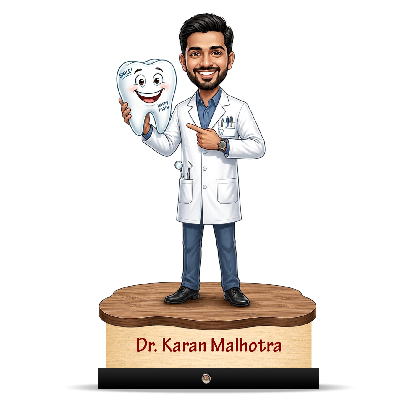 Dentist Doctor Caricature for Male Doctor C568