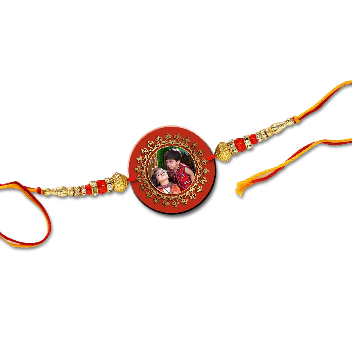 Circle Shape Photo Rakhi R020