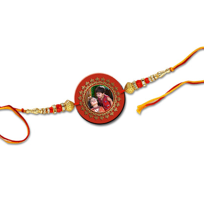 Circle Shape Photo Rakhi R020
