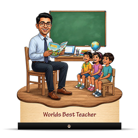 Worlds Best Nursery Teacher Caricature C545