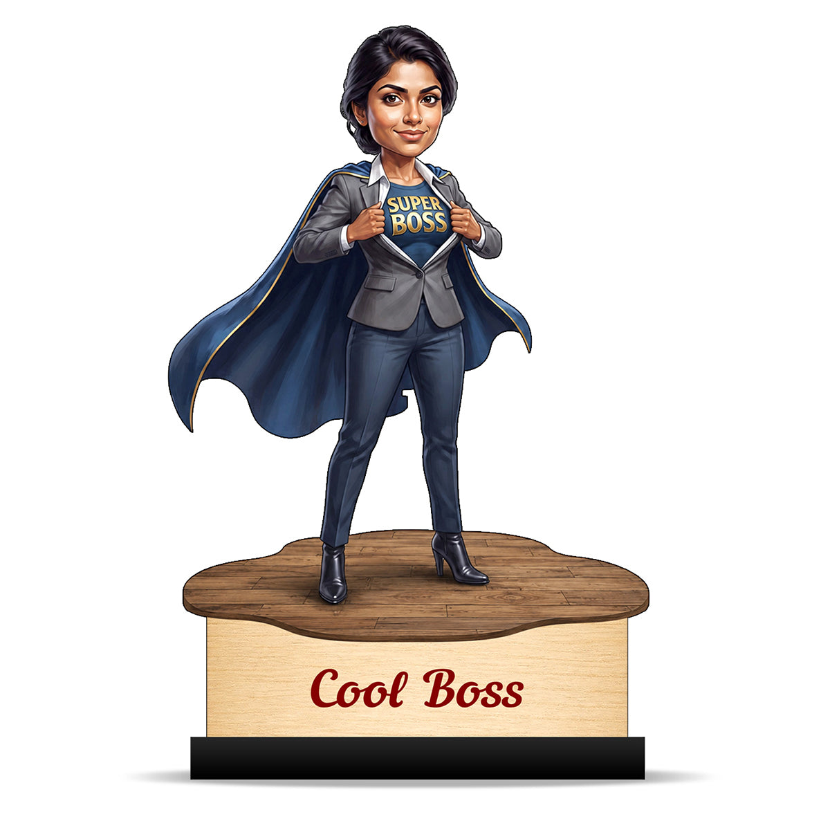 Personalized Female Cool Boss Caricature C844