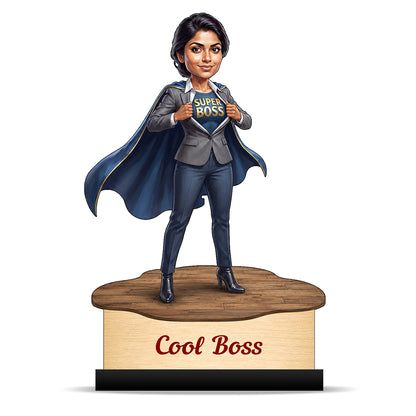 Personalized Female Cool Boss Caricature C844