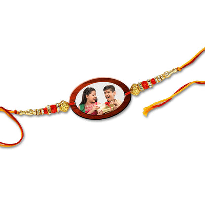 Oval Shape Photo Rakhi R007