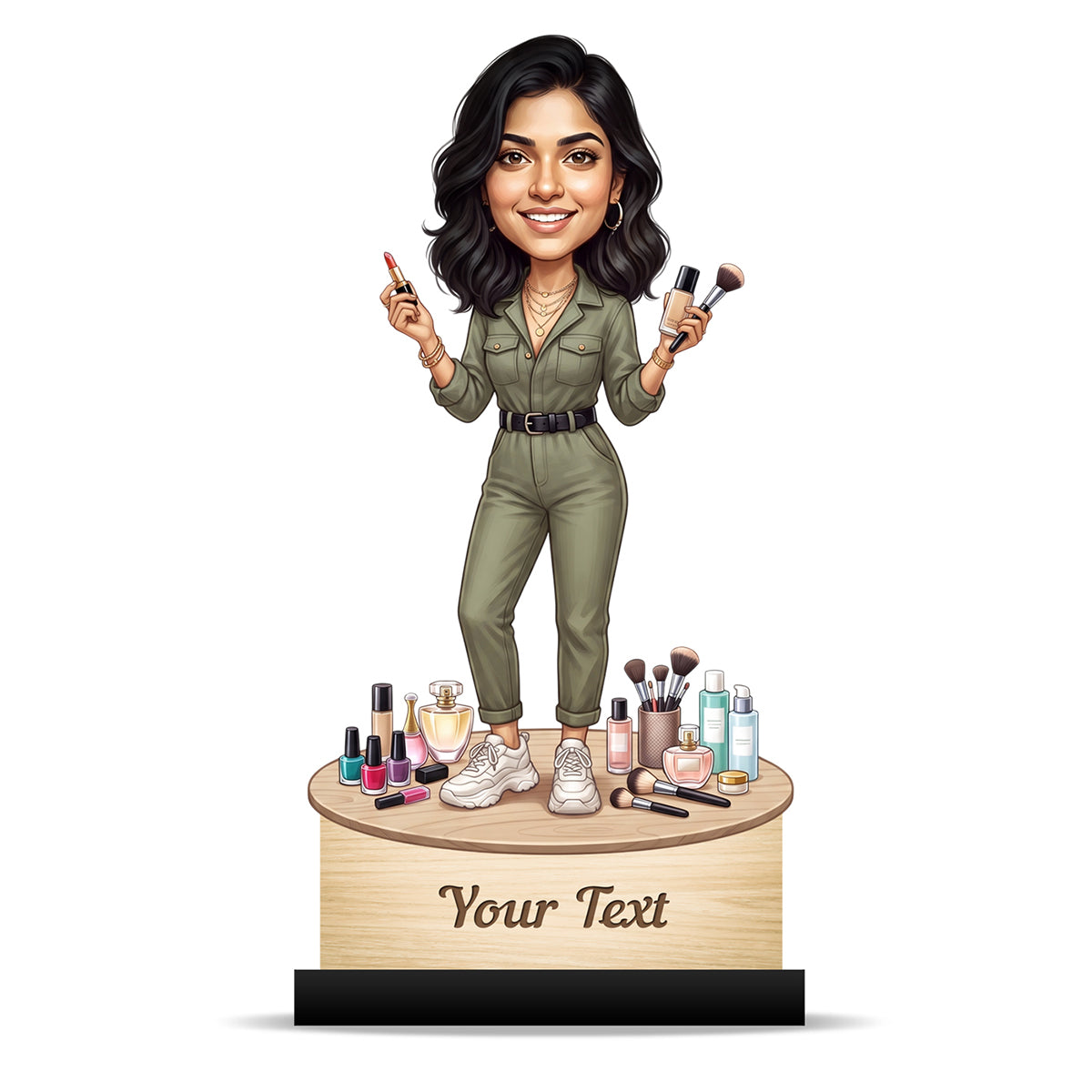 Personalized Gift for Beautician, Makeup Artist & Makeup Lover Caricature C1200