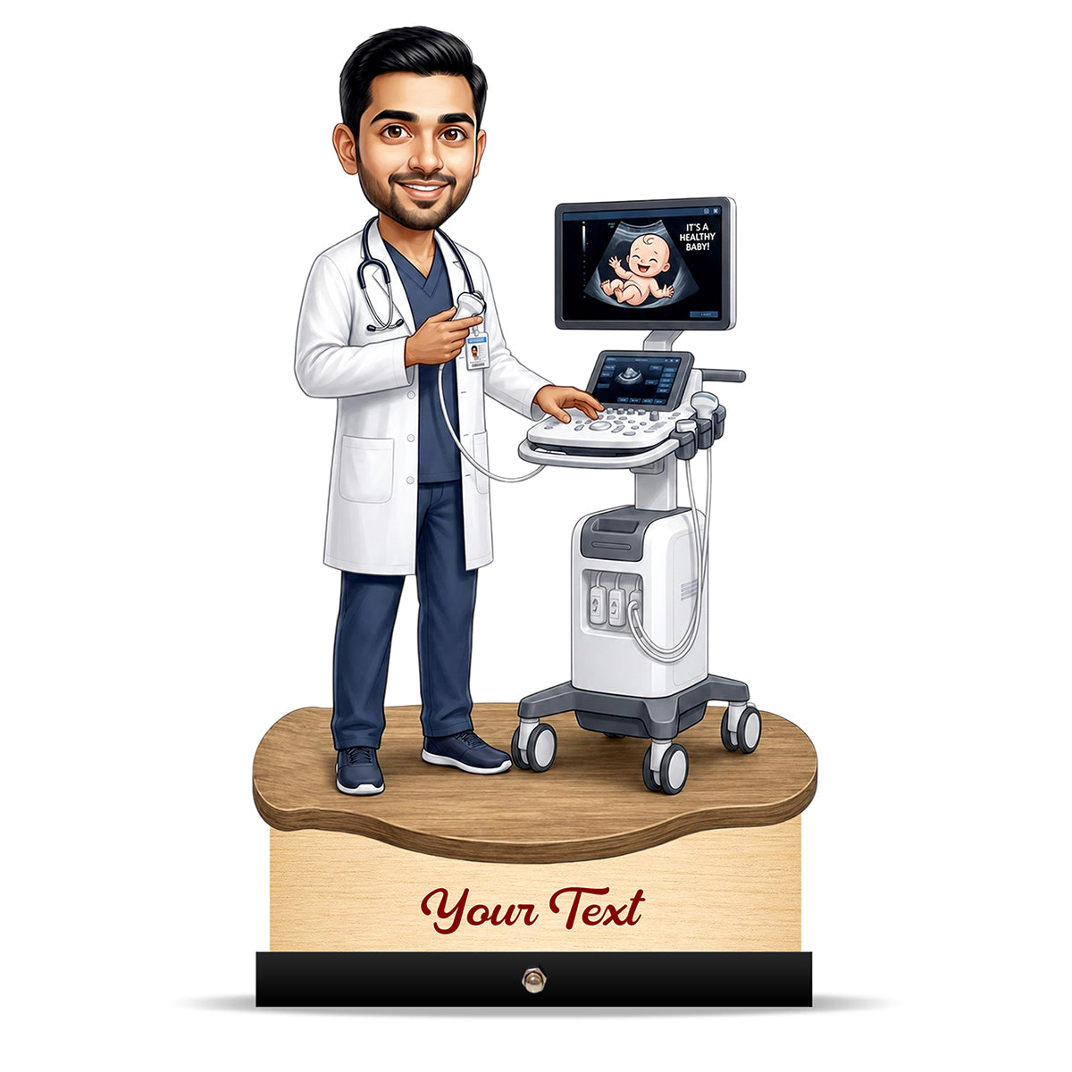 Gynecologist Doctor Caricature C629