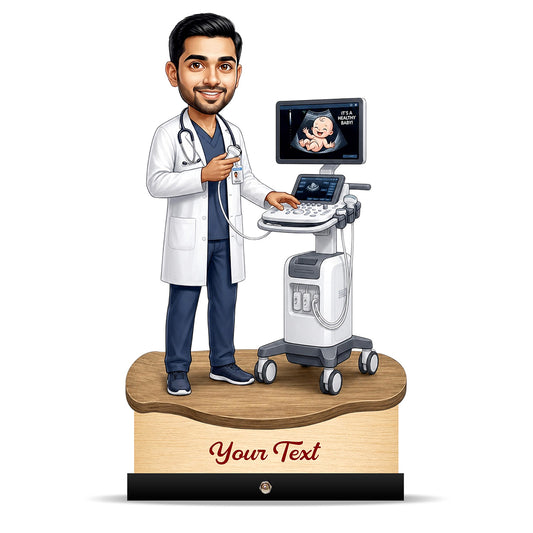 Gynecologist Doctor Caricature C629