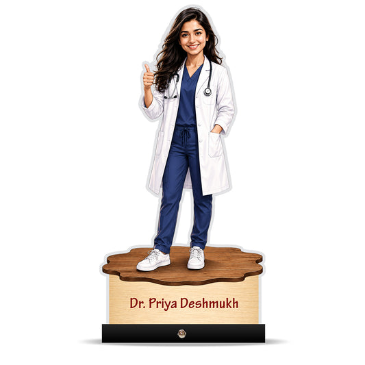 Personalized Female Doctor's Caricature C785