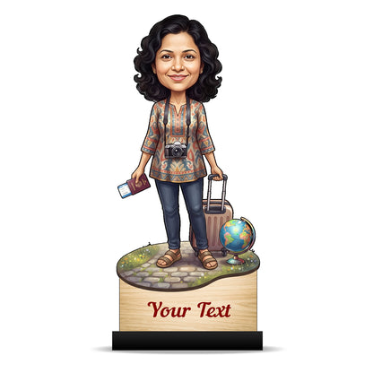 Personalized Female Retirement Caricature C1056