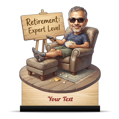 Personalized Male Retirement Caricature C1043