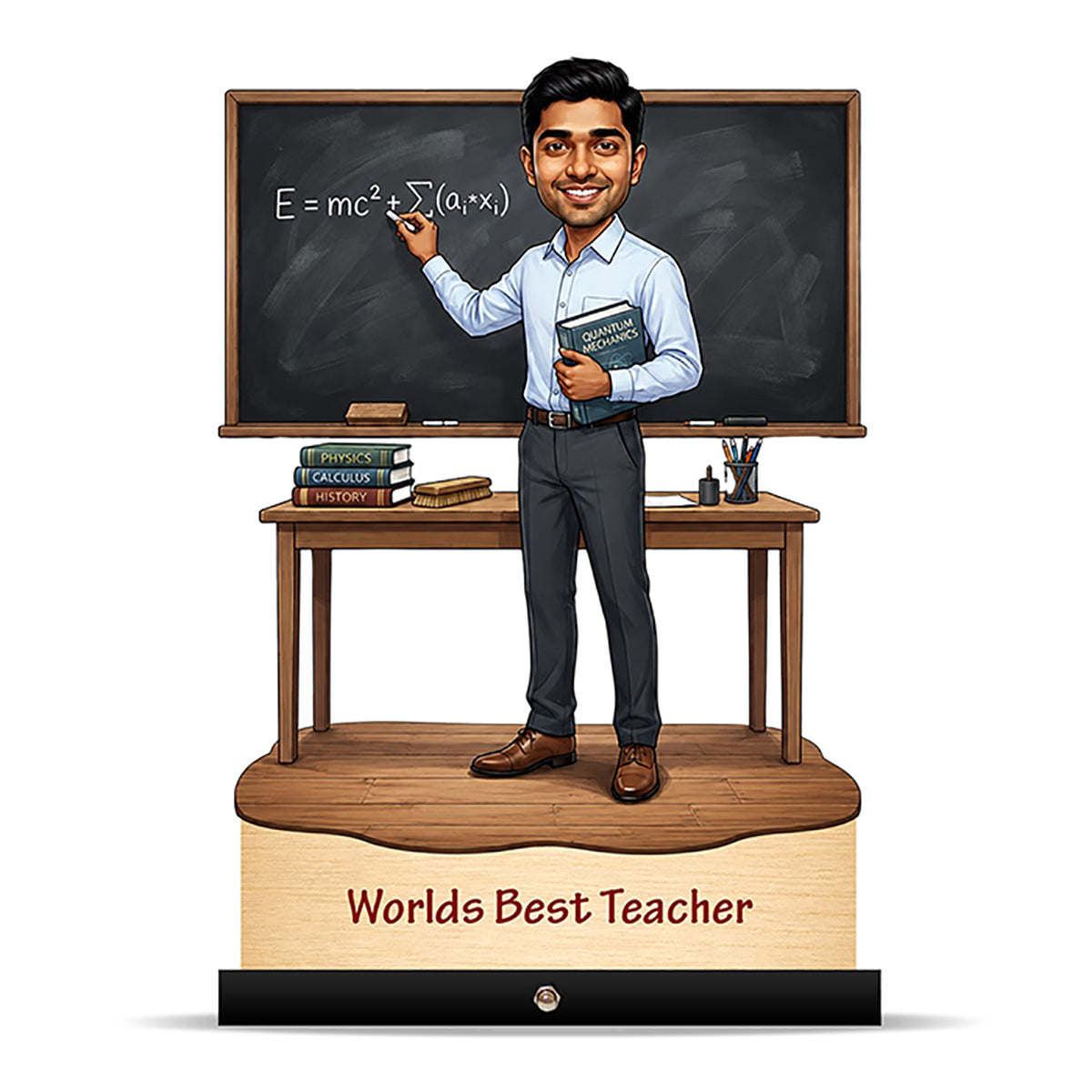 Worlds Best Teacher Caricature C541