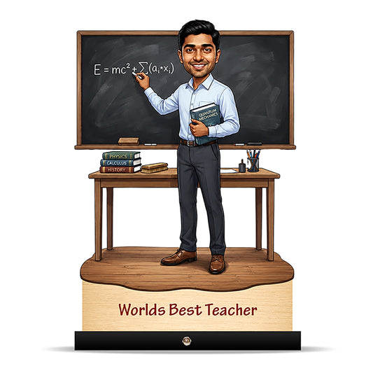 Worlds Best Teacher Caricature C541