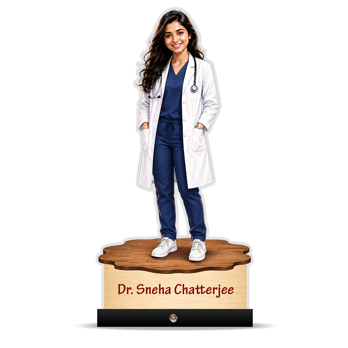 Personalized Female Doctor's Caricature C787