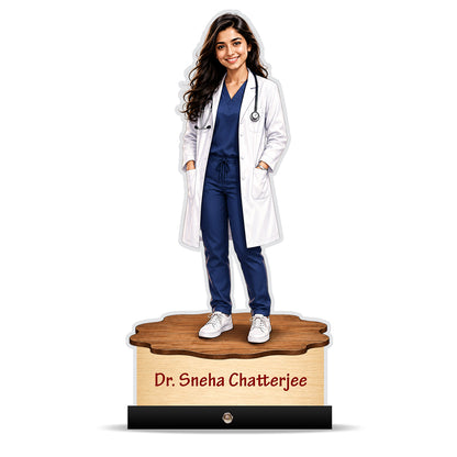 Personalized Female Doctor's Caricature C787