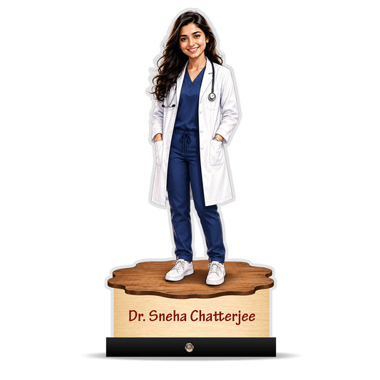 Personalized Female Doctor's Caricature C787