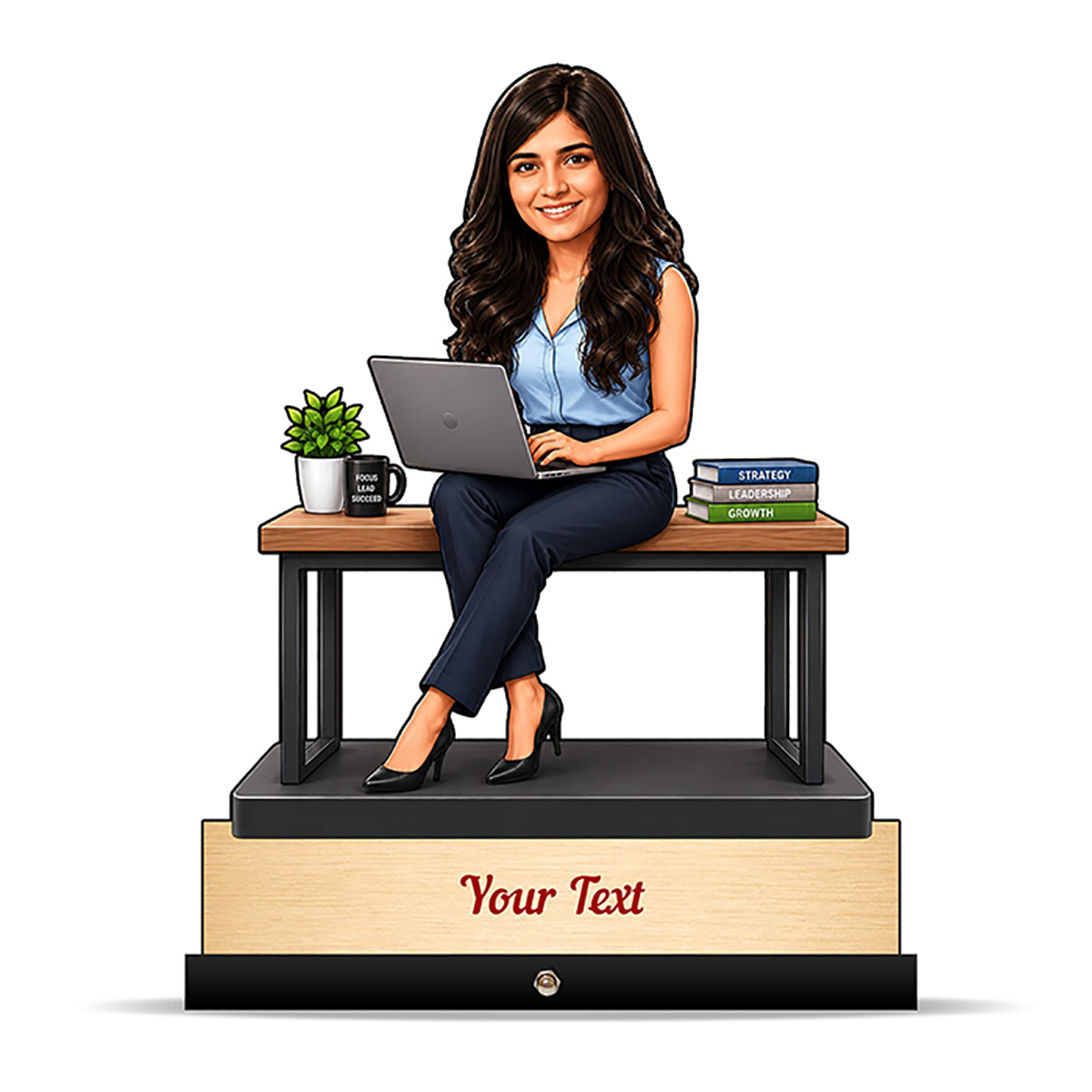 Corporate Female Caricature C466