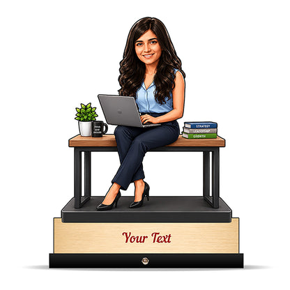 Corporate Female Caricature C466